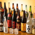 とにかくお酒の種類が豊富です！日本酒はもちろん、焼酎も多種にわたります♪普段口にしないような珍しい焼酎のご用意も…詳しくはスタッフまで！