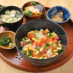 海鮮ばらちらし丼定食