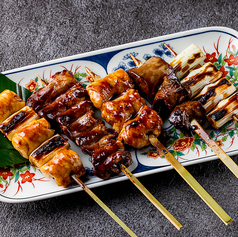 焼き鳥五本盛り合わせ