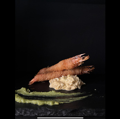 海老のパリパリカダイフ包み揚げ