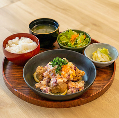 鶏の唐揚げ定食 自家製タルタル or おろしポン酢
