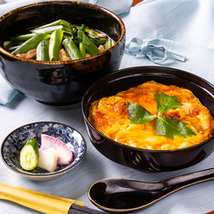 季節限定★九条ねぎ地鶏そばハーフとミニ親子丼セット