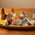 料理メニュー写真&nbsp;活きイカ(大)とお刺身盛り合わせ