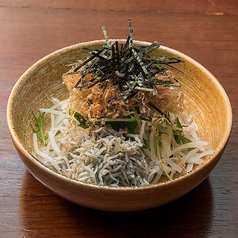 釜揚げしらすと水菜のサラダ