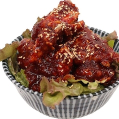 ビアチキ丼ヤンニョム