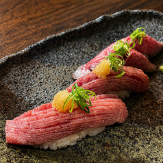 近江牛大トロ炙りにぎり