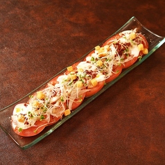 トマトのカルパッチョ風シーザーサラダ