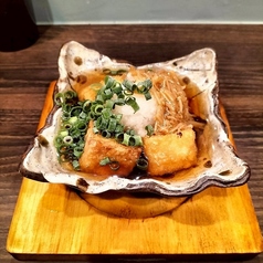 なめ茸おろしの厚揚げ豆腐