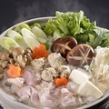 料理メニュー写真 秘伝スープが旨い宮崎地鶏鍋