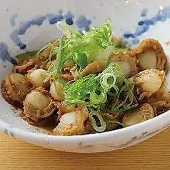 ホタテのにんにく醤油炒め