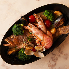 本日のアクアパッツァの写真