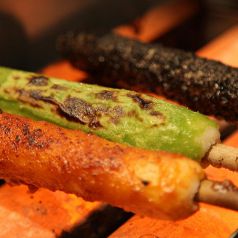 秋田の心・焼きりたんぽ！お米の触感。