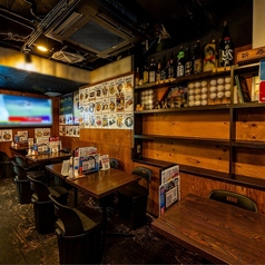 【テーブル】大型テレビモニターを3台完備！どの席からも見れます！