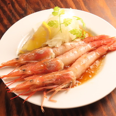 大海老の特製ソースカルパッチョ