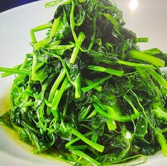 豆苗のあっさり炒め