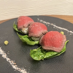 ローストビーフ手毬寿司 3貫