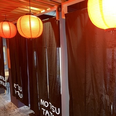 各席はのれん等で仕切られている半個室使用♪デートや女子会でもゆっくりお過ごしいただけます♪