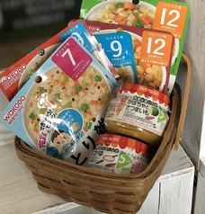 ★MAIN DISHをご注文のお客様に限り、100円で離乳食をお出しします！