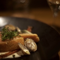 シェフが厳選した食材で作る料理