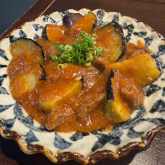 ゴロゴロ牛もも肉のわんぱく麻婆茄子