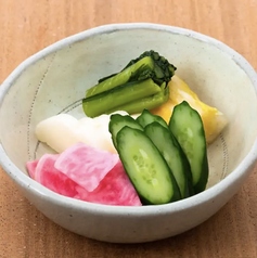漬物盛り合わせ