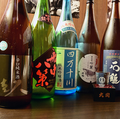 日本酒も取り揃え豊富！