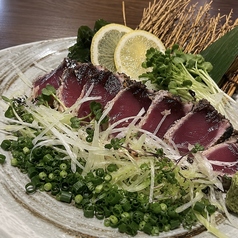 愛媛産カツオのたたき薬味ぶっかけ