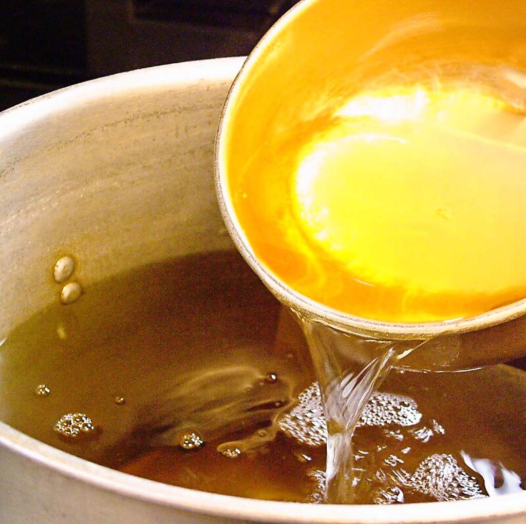 秘伝のレシピ。あっさり醤油味の深い旨味。