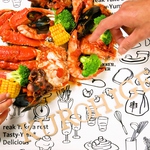 名物手づかみシーフードは4種のソースから選べます！