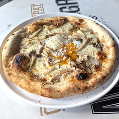 半熟卵とキノコのビスマルク