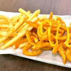 カーリーポテトフライ二種