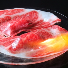 特選和牛のリブロース あぶり焼きすき