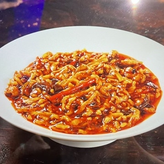 魚風味の豚肉細切り炒め