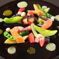 料理メニュー写真 ごろごろ果実と貝柱のフルーツサラダ