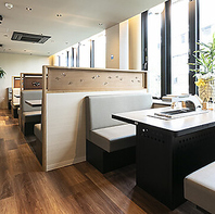 リラックスできる席配置♪