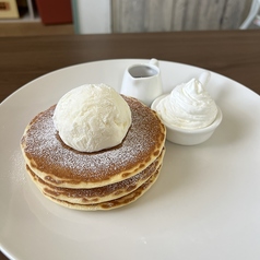 バニラアイスパンケーキ