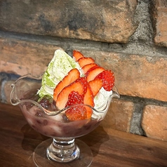 いちご白玉クリームぜんざい