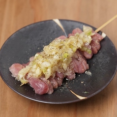 ネギ塩えんがわ串