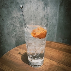 紫蘇漬南高梅の梅干しサワー