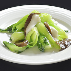 チンゲン菜と椎茸の炒め