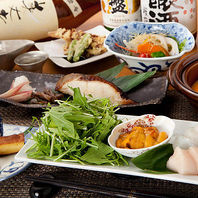 雲丹を使った様々な創作料理をご提供。