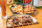 炭火焼き　やきとん　益次郎