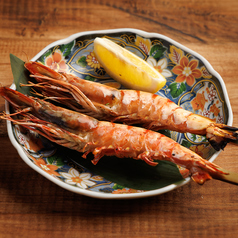 炉端名物大海老原始焼き　１本