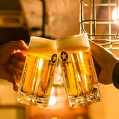 【ハッピーアワー】平日16:30～19:00はハッピーアワー開催中！生ビール（中）、ハイボール、サワー 各種全てなんと1杯280円！！時間内では何回飲んでも1杯280円でOK！会社帰りに気軽にどうぞ！