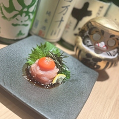 鶏ユッケ