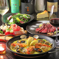 スペインバルMOKUMOKUのコース写真