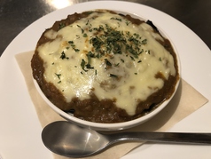 カレーとマッシュポテトのオーブン焼き