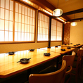 中人数様～団体様までのご利用にも最適な寛ぎ個室をご用意。当店自慢のお料理はどちらも食材にこだわりをもってご提供いたしますので、ご安心して召し上がれます。共に歓迎会・送別会に最適な飲み放題付プランも低コストからでご用意しております。ご人数さまなどもお気軽にご相談下さい。