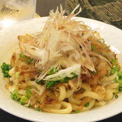 みょうがと葱の焼うどん