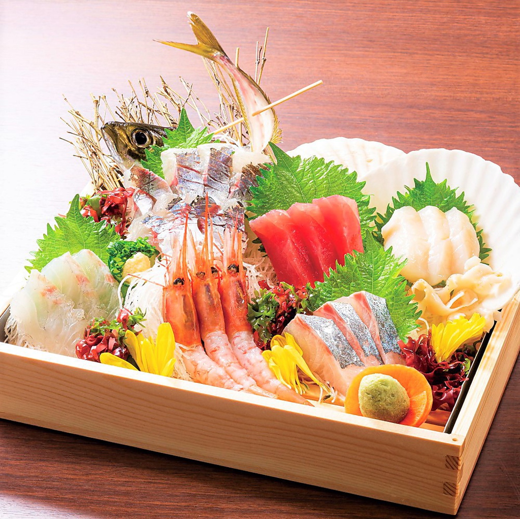 一丁といえばお刺身☆新鮮な魚介類をご堪能下さい♪